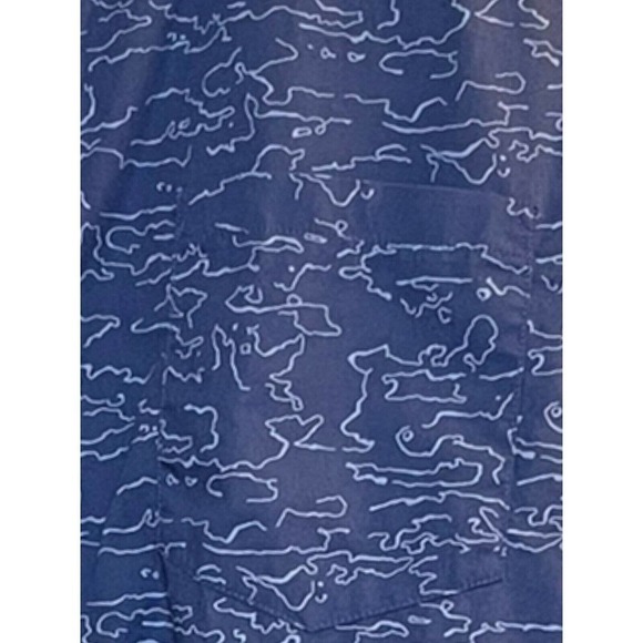 Banana Republic Slim Fit XL Water Pattern Men’s Button Down Shirt - Picture 3 of 8